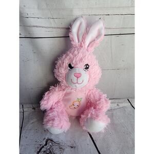 Greenbrier Pink Bunny Rabbit Plush Soft Toy Stuffed Animal Carrot 7inch Toy